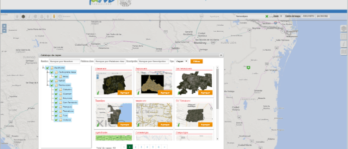 Portal geográfico configurable